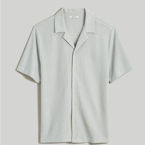 New Madewell Easy Short-Sleeve Shirt in Stripe
